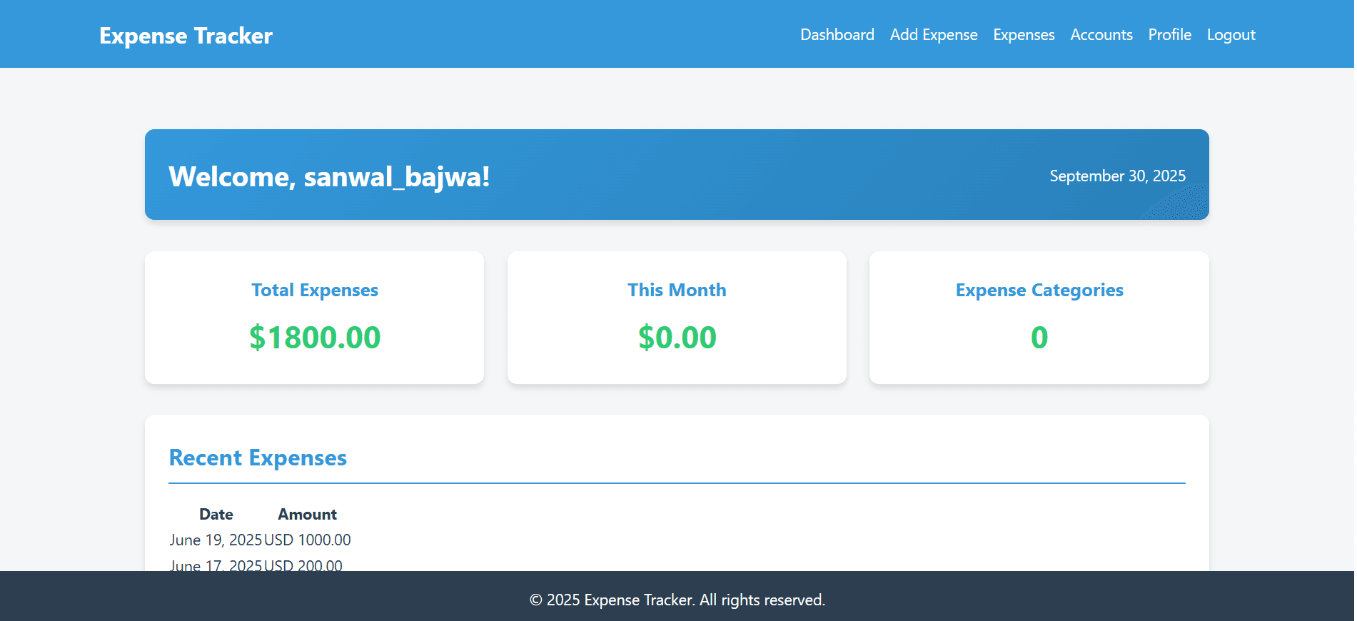 Expense Tracker